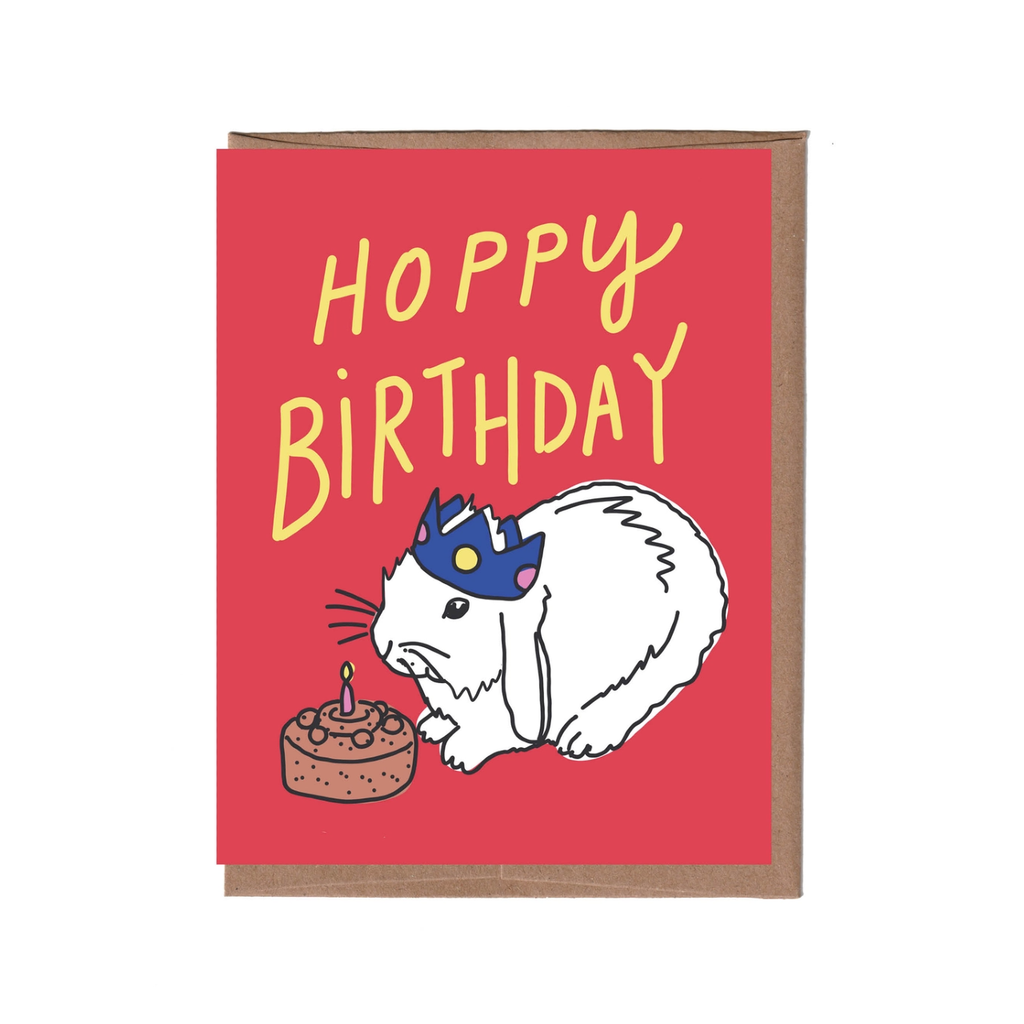 Bunny Birthday Card La Familia Green Cards - Birthday