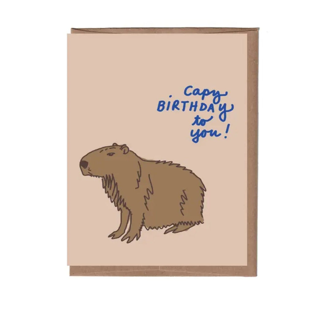 Capy Birthday Card La Familia Green Cards - Birthday