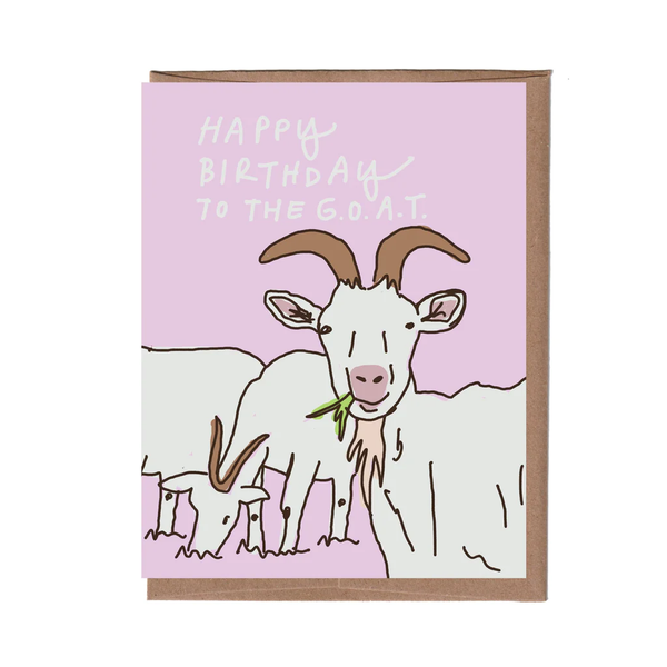 Goat Birthday Card La Familia Green Cards - Birthday