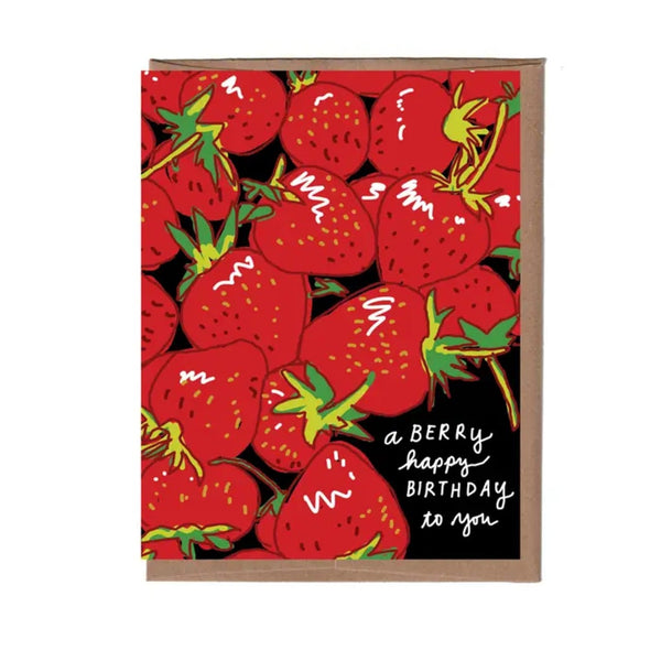 Scratch & Sniff Berry Birthday Card La Familia Green Cards - Birthday