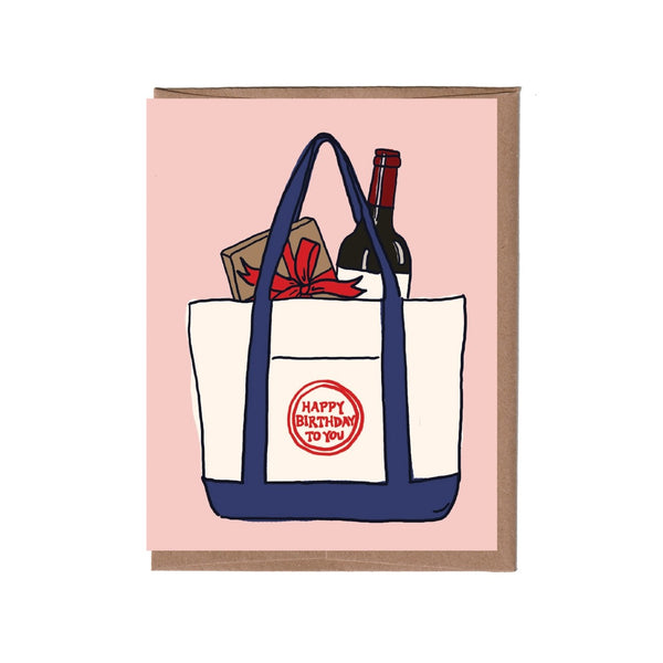 TJ Tote Birthday Card La Familia Green Cards - Birthday