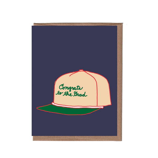 Rope Hat Graduation Card La Familia Green Cards - Graduation