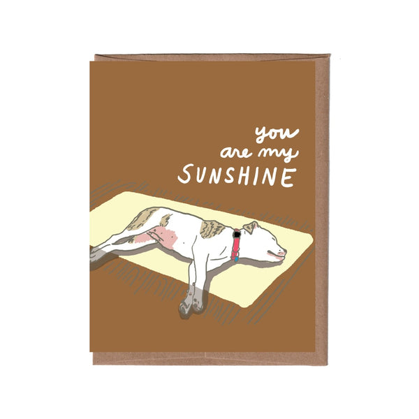 Sunshine Dog Love Card La Familia Green Cards - Love