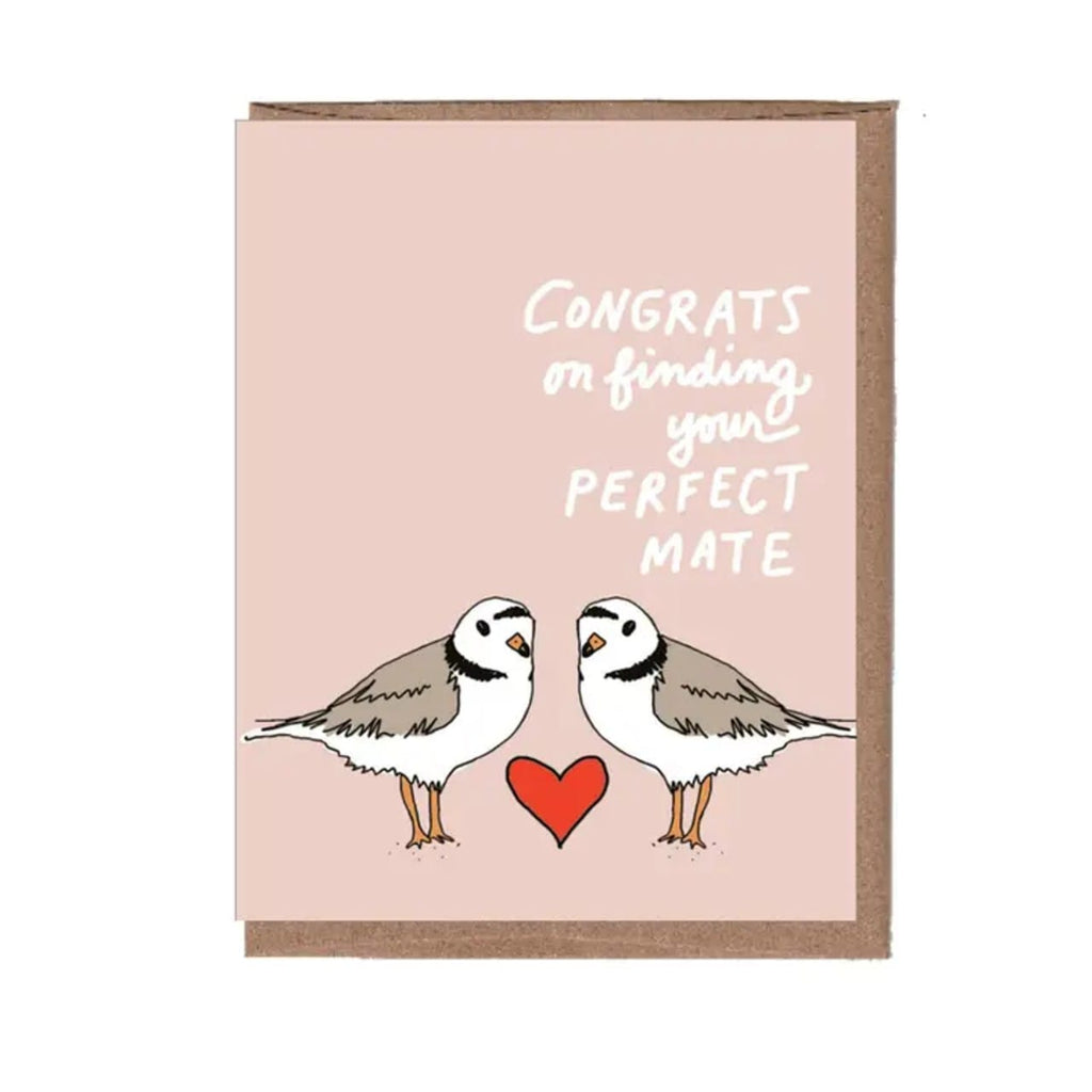 Piping Plover Wedding Card La Familia Green Cards - Love - Wedding