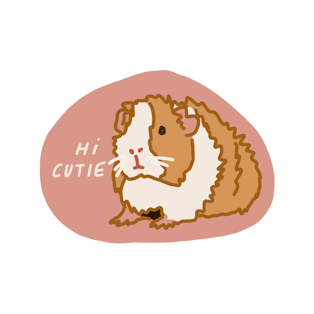 Guinea Pig Sticker La Familia Green Impulse - Decorative Stickers