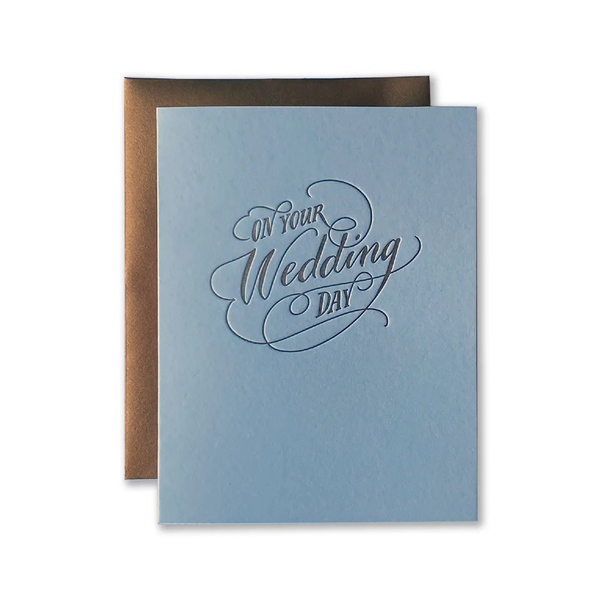 On Your Wedding Day Wedding Card Ladyfingers Letterpress Cards - Love - Wedding