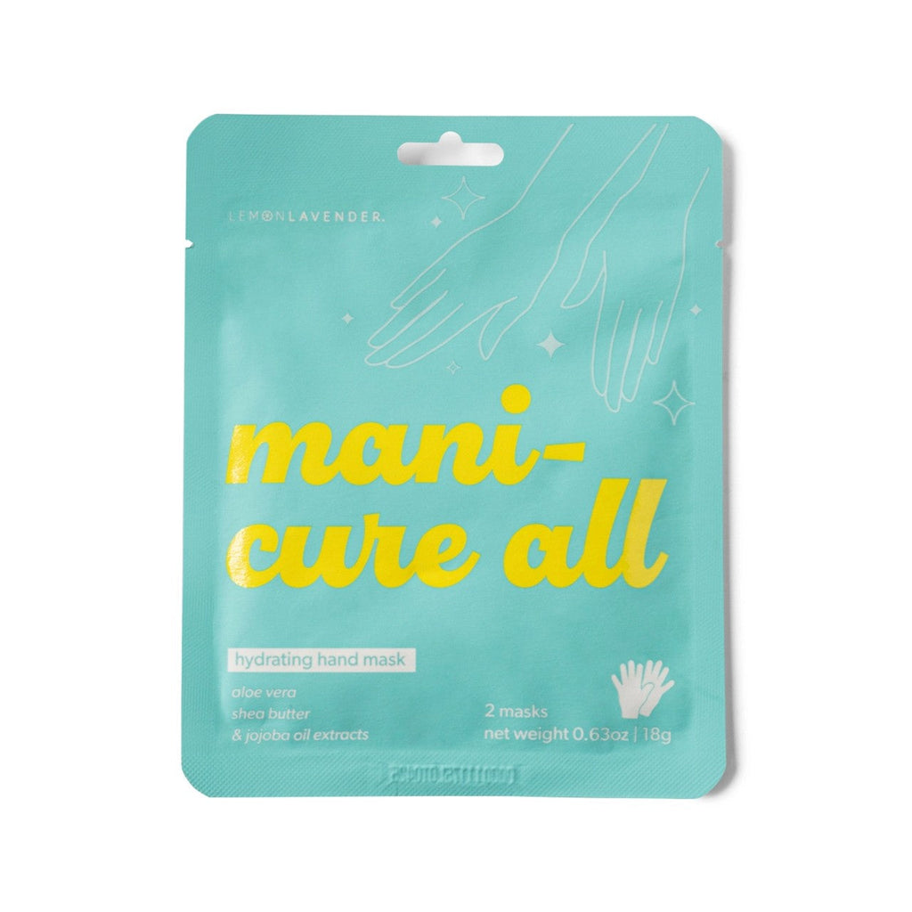 Mani Cure All Smooth It Over Hydrating Hand And Foot Masks Lemon Lavender Home - Bath & Body