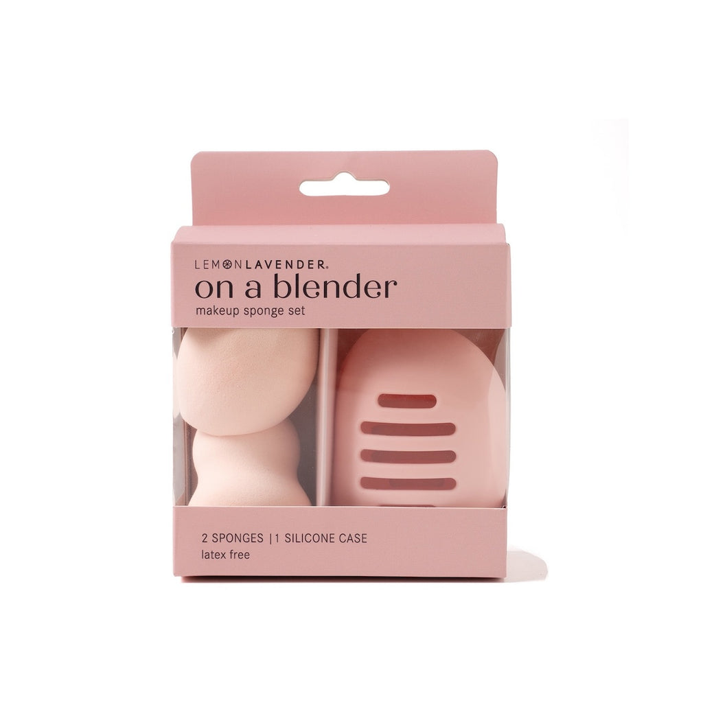 On a Blender Makeup Sponges and Case Lemon Lavender Home - Bath & Body
