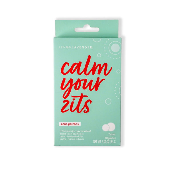 Pore the Win Calm Your Zits Acne Patches Lemon Lavender Home - Bath & Body