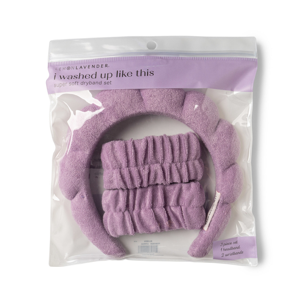 Purple I Washed Up Like This Super Soft Dryband Set Lemon Lavender Home - Bath & Body