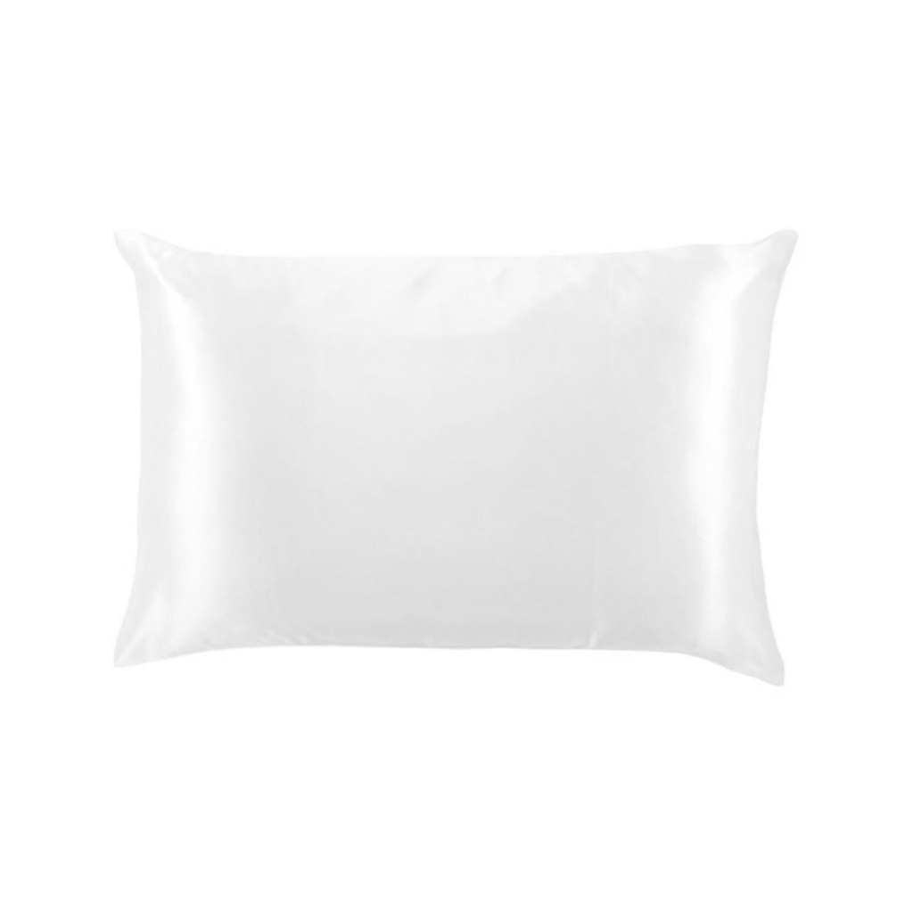 Lucent Cloud Bye Bye Bedhead Silky Satin Solid Pillowcase - Queen Lemon Lavender Home