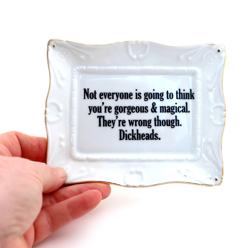 Gorgeous And Magical Porcelain Tray Lenny Mud Home - Decorative Trays, Plates, & Bowls