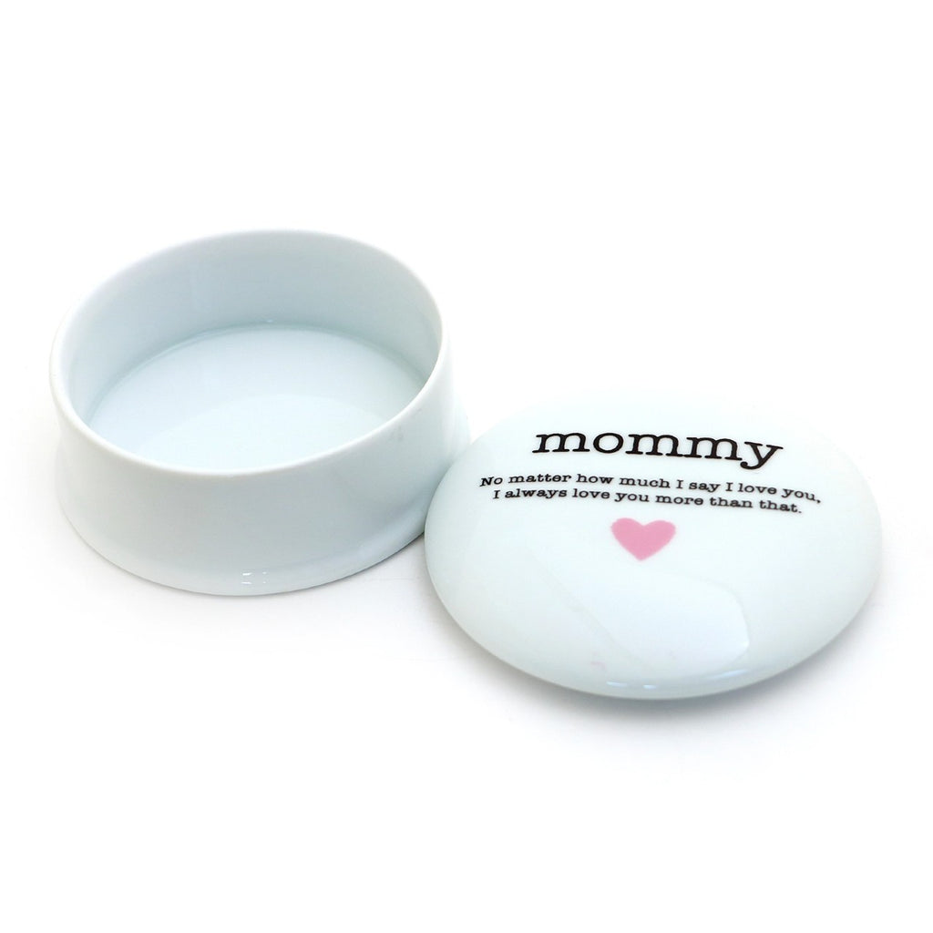 Mommy Round Porcelain Box Lenny Mud Home - Decorative Trays, Plates, & Bowls
