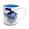 It's Fine Dolphin Mug Lenny Mud Home - Mugs & Glasses