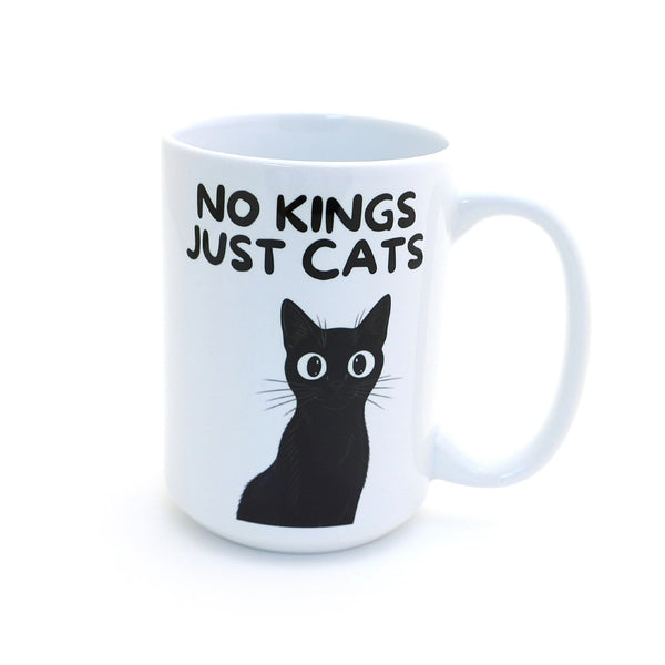 No Kings Just Cats Mug Lenny Mud Home - Mugs & Glasses