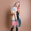 Color Block Faux Mohair Scarf Leto Accessories Apparel & Accessories - Winter - Adult - Scarves & Wraps