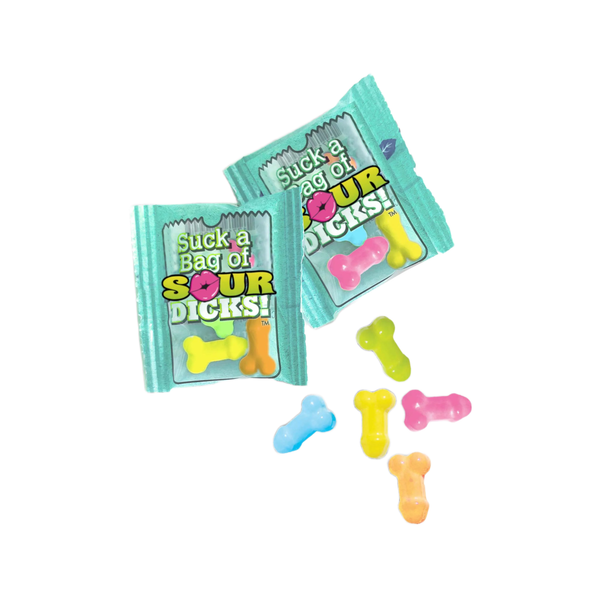 Suck A Bag Of Sour Dicks Cnady - 5 Pack Little Genie Productions Candy, Chocolate & Gum