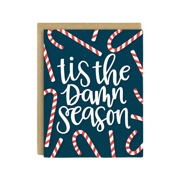 Tis The Damn Season Christmas Card Little Lovelies Studio Cards - Holiday - Christmas