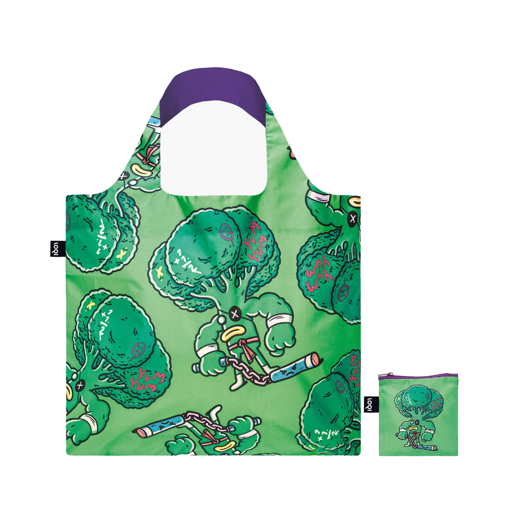 Eat Your Greens Recycled Bag Loqi Apparel & Accessories - Bags - Reusable Shoppers & Tote Bags