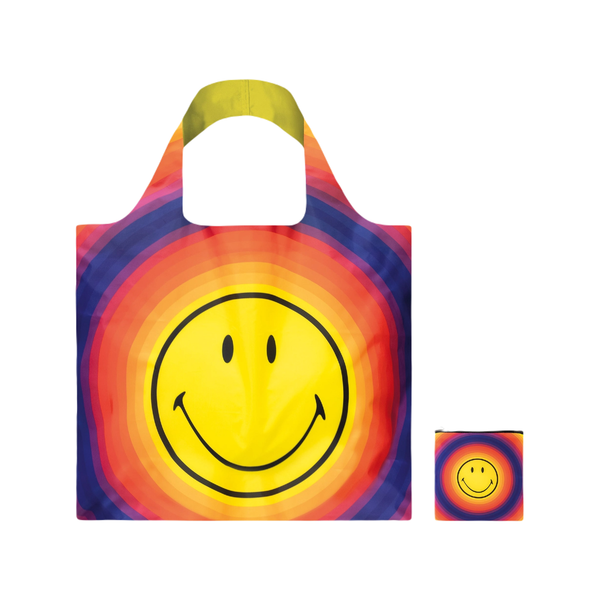 Smiley Rainbow Capsule Reusable Bag Loqi Apparel & Accessories - Bags - Reusable Shoppers & Tote Bags