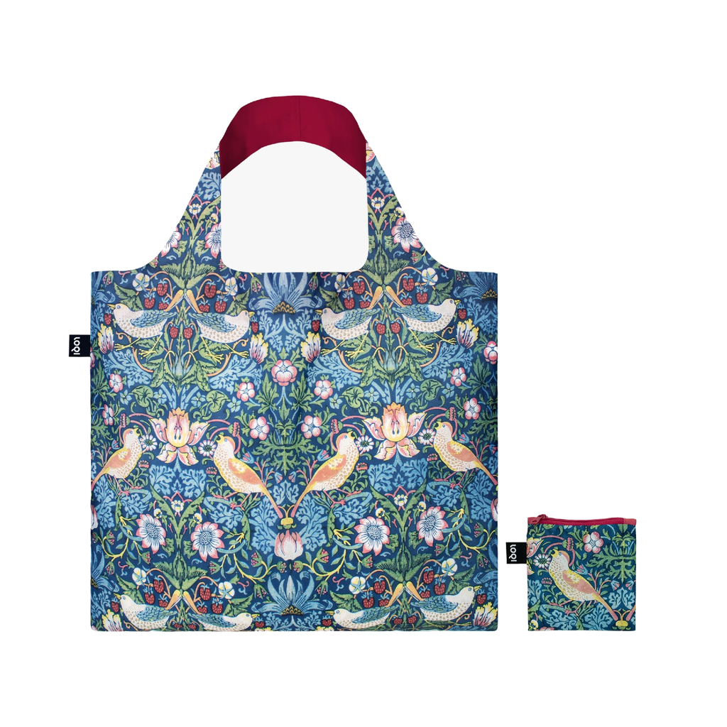 The Strawberry Thief Recycled Bag Loqi Apparel & Accessories - Bags - Reusable Shoppers & Tote Bags