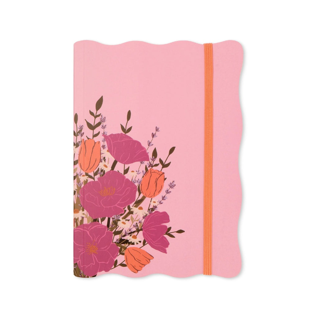 Tulip And Poppy Botanical Journal Lucky Feather Books - Blank Notebooks & Journals
