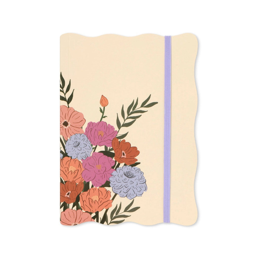 Zinnia And Poppy Botanical Journal Lucky Feather Books - Blank Notebooks & Journals