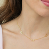 Beautiful Bows 3 Bow Necklace - Gold Lucky Feather Jewelry - Necklaces