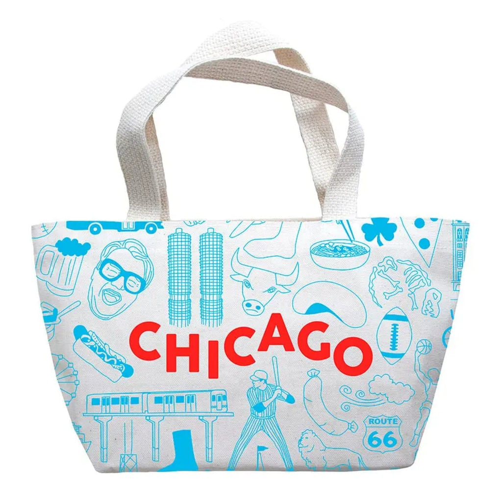 Chicago Iconic Mini Tote Bag Maptote Apparel & Accessories - Bags - Reusable Shoppers & Tote Bags