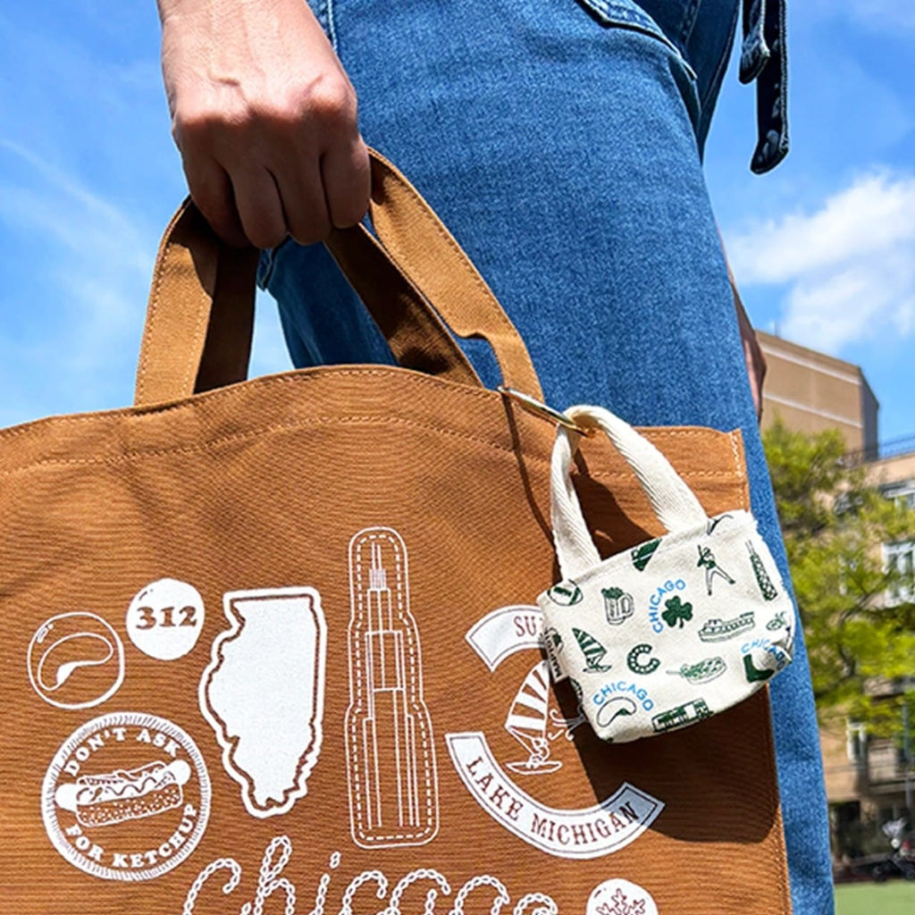 Chicago Tote Bag Charm Maptote Apparel & Accessories