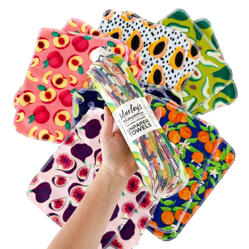 Spring Fruits Reusable Unpaper® Towels Marleys Monsters Home - Kitchen & Dining - Kitchen Cloths & Dish Towels