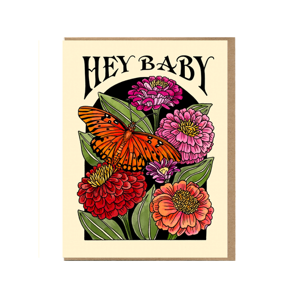 Hey Baby Baby Card Mattea Cards - Baby
