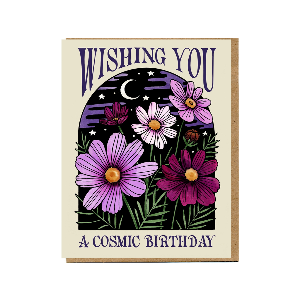 Wishing You A Cosmic Birthday Birthday Card Mattea Cards - Birthday