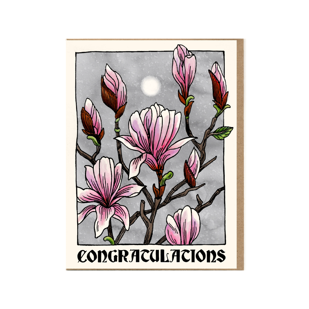 Floral Congratulations Card Mattea Cards - Congratulations