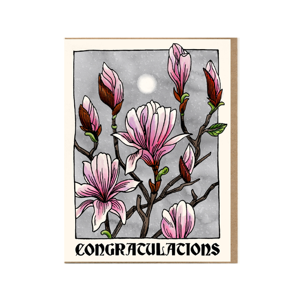 Floral Congratulations Card Mattea Cards - Congratulations
