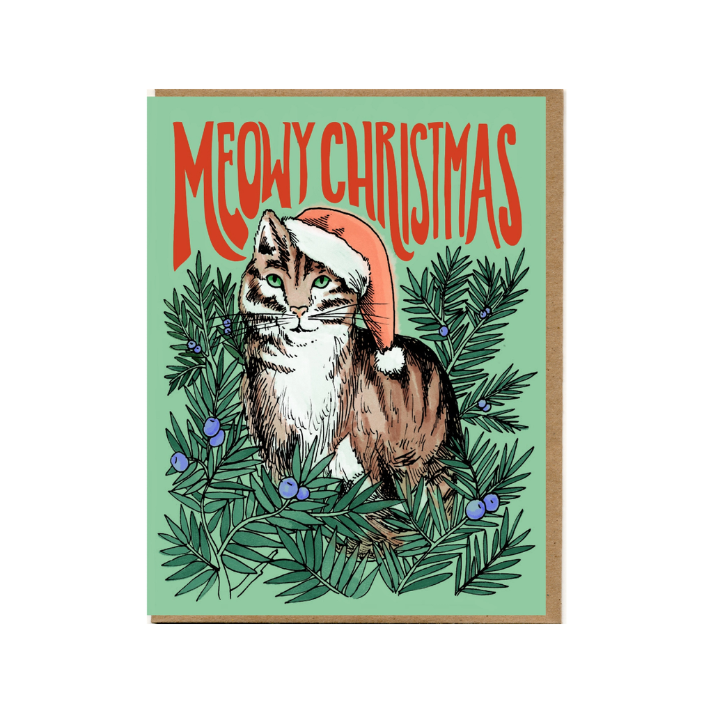 Meowy Christmas Card Mattea Cards - Holiday - Christmas