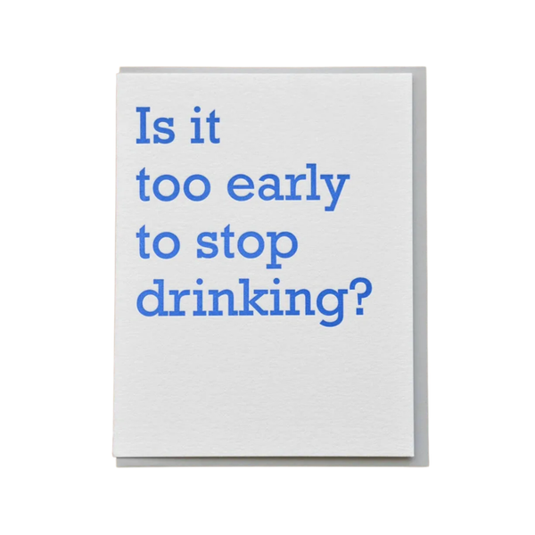 Stop Drinking  Card McBitterson's Cards - Any Occasion