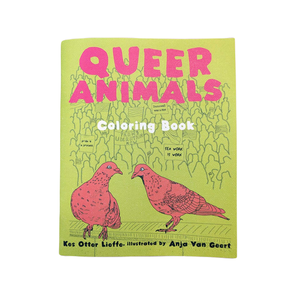 Queer Animals Coloring Book Zine Microcosm Publishing & Distribution Books - Coloring