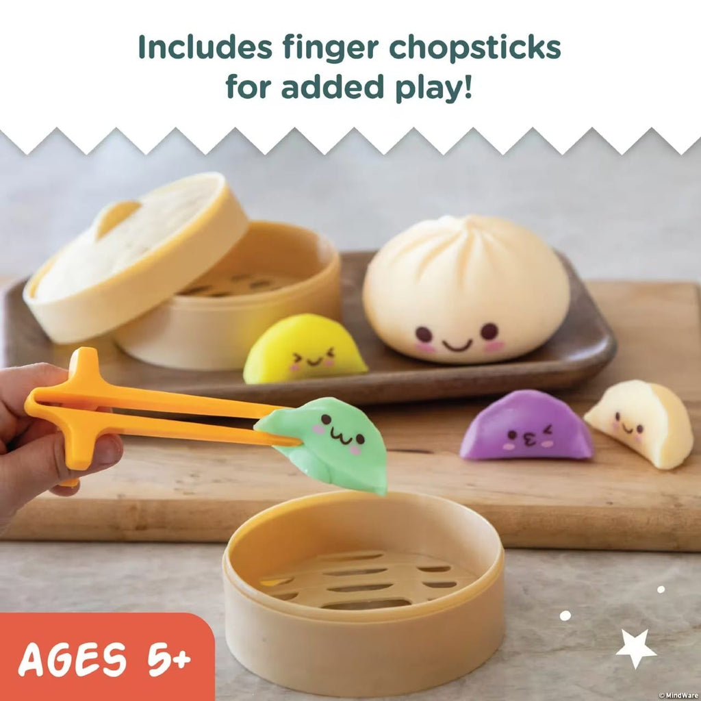 Squishy Bao Bun & Dumplings Foodie Fidget Toy MindWare Toys & Games