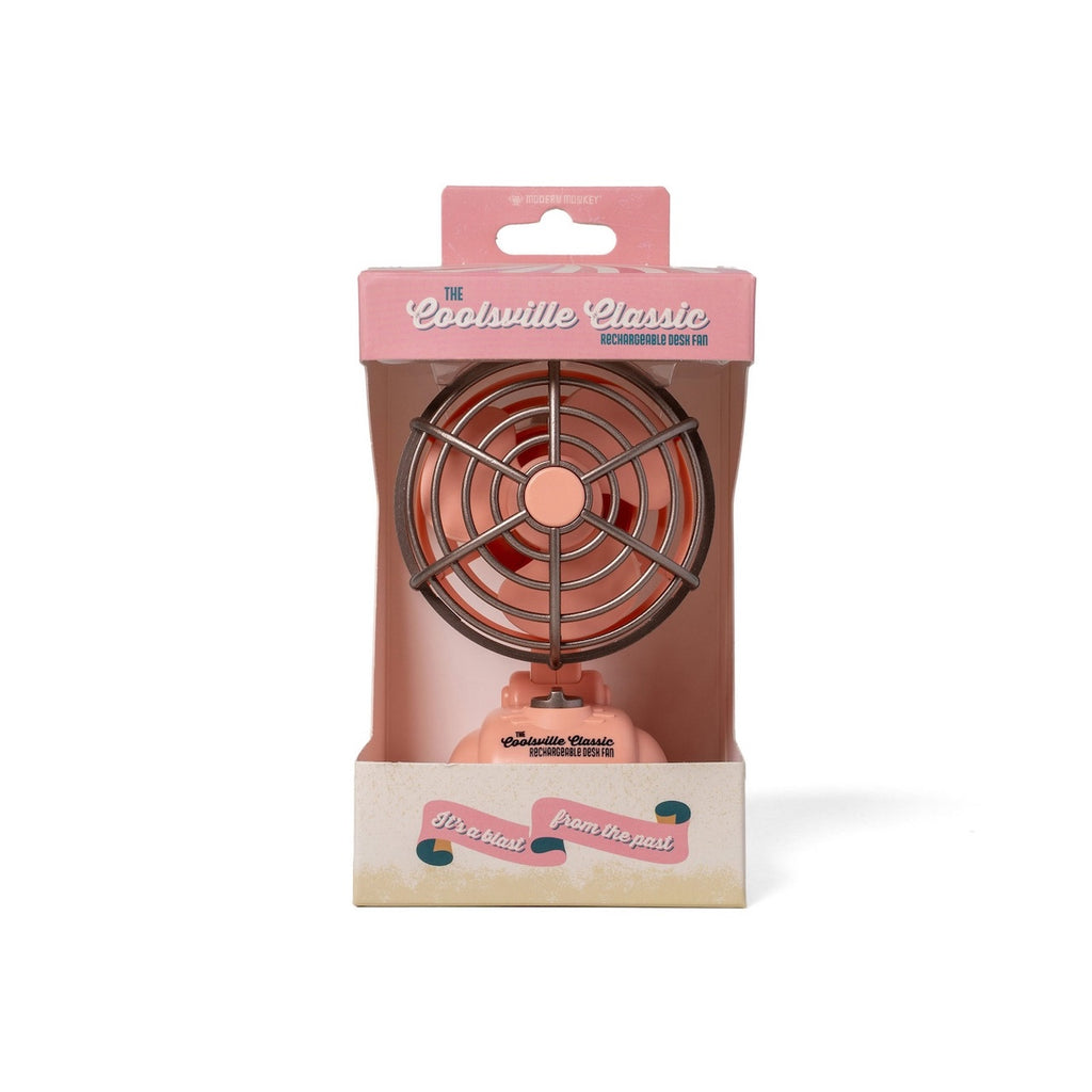 The Coolsville Rechargeable Desk Fan Modern Monkey Home - Office & School Supplies - Desk Accessories