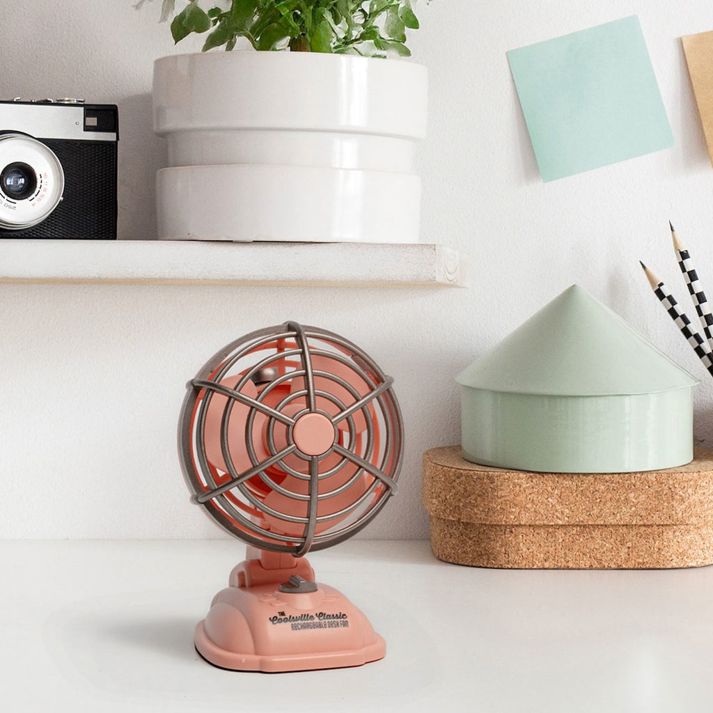 The Coolsville Rechargeable Desk Fan Modern Monkey Home - Office & School Supplies - Desk Accessories