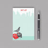 Pigeon Shit List Notepad Modern Printed Matter Books - Blank Notebooks & Journals - Notepads