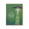 UFO Take Our Leaders Holiday Card Modern Printed Matter Cards - Holiday - Happy Holidays