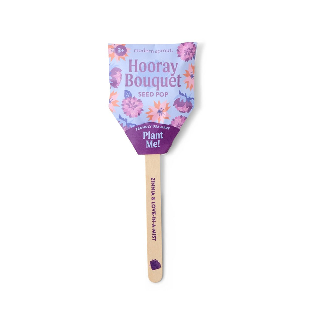 Hooray Bouquet Flower Seed Pop Modern Sprout Home - Garden - Plant & Herb Growing Kits