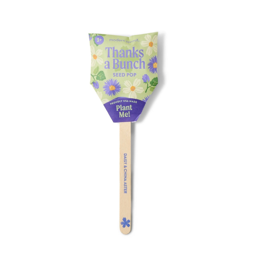 Thanks A Bunch Flower Seed Pop Modern Sprout Home - Garden - Plant & Herb Growing Kits