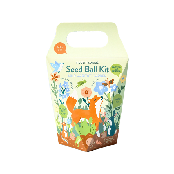 Wild Habitat DIY Seed Ball Kit Modern Sprout Home - Garden