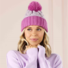 Colorblock Beanie Hat - Womens 86010047 Mud Pie Apparel & Accessories - Winter - Adult - Hats