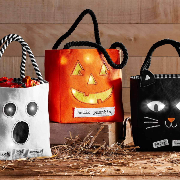 Halloween Light Up Candy Bag Mud Pie Gift Wrap & Packaging - Holiday - Halloween - Gift Bags