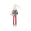 Cheer (White Hat) Christmas Dangle Leg Deluxe Gnome Mud Pie Holiday - Home