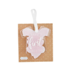 Pink Baby's First Chrsitmas Acrylic Ornament Mud Pie Holiday - Ornaments
